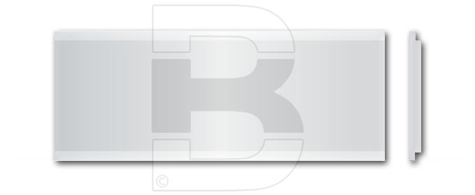 Briefkastenschild Stebler 60 x 21 Alu